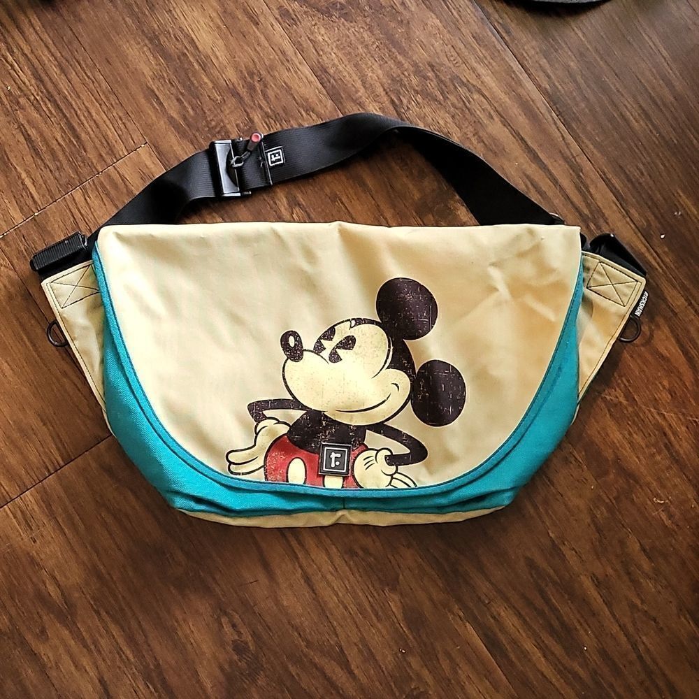 Disney Rickshaw Mickey Mouse Messenger Bag‎